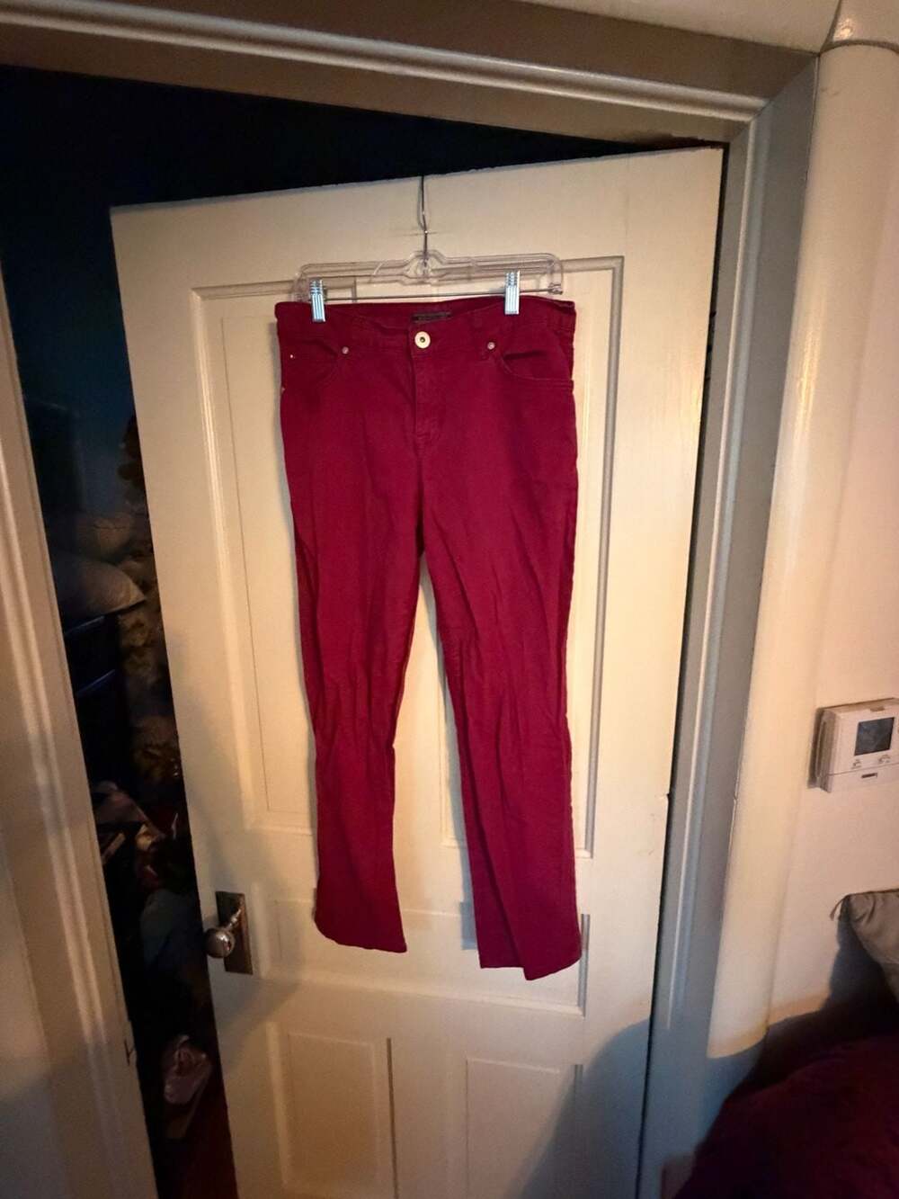 Bandolino Women's Maroon Red Jeans Size 8